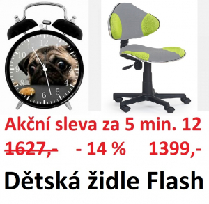 AKČNÍ SLEVA 14 % Dětská židle Flash